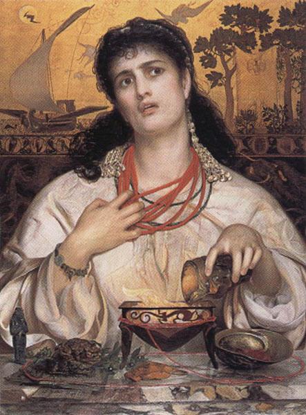 Frederick Sandys Medea oil painting image